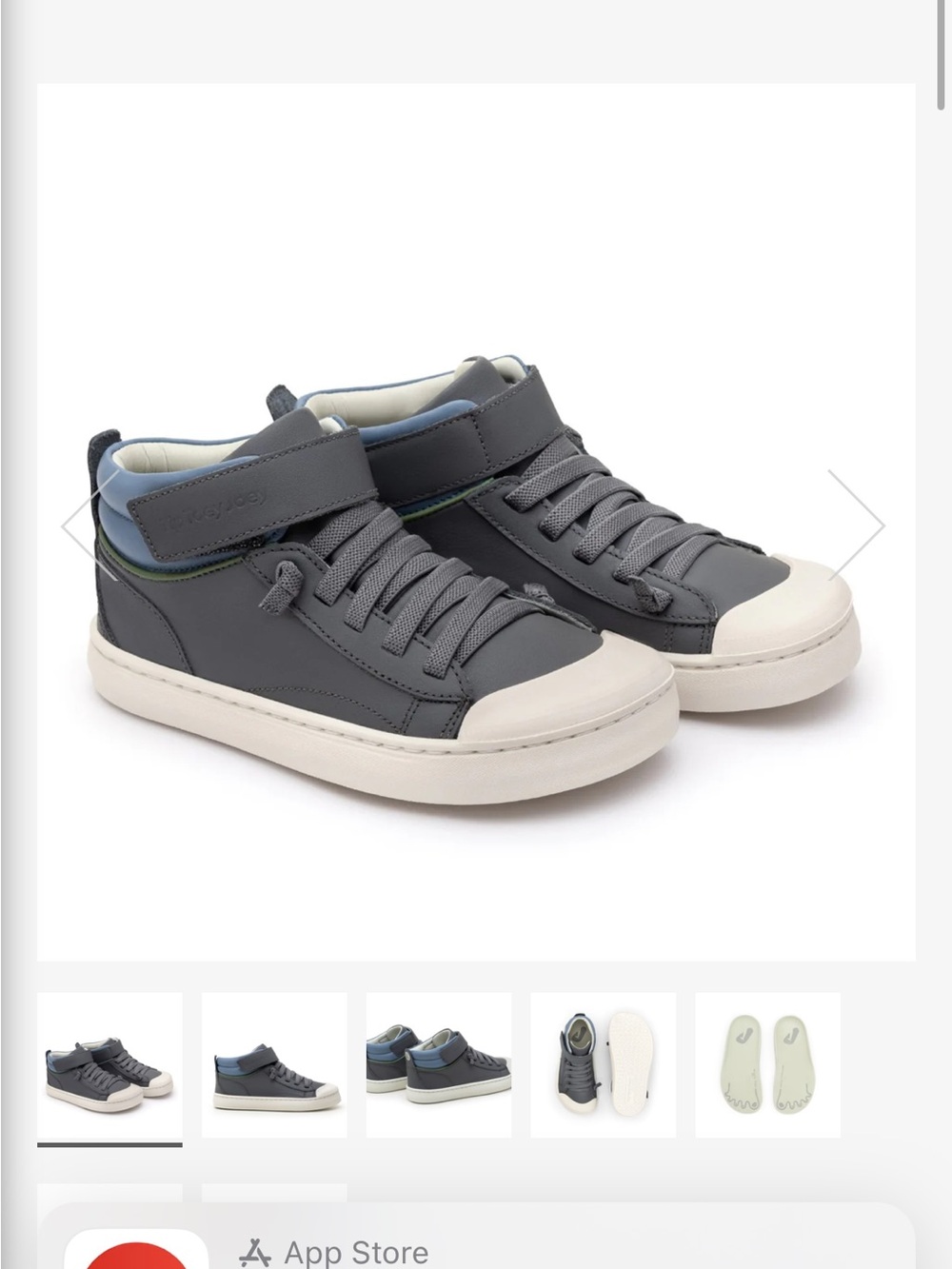 TIP TOEY JOEY BOY'S PEAK CASUAL SHOES - SLATE BLUE/ DENIM